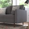Flash Furniture Dark Gray Faux Linen Upholstered Tufted Loveseat IS-PL100-DKGY-GG - alternate 9